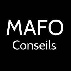 Mafo blanc fond noire